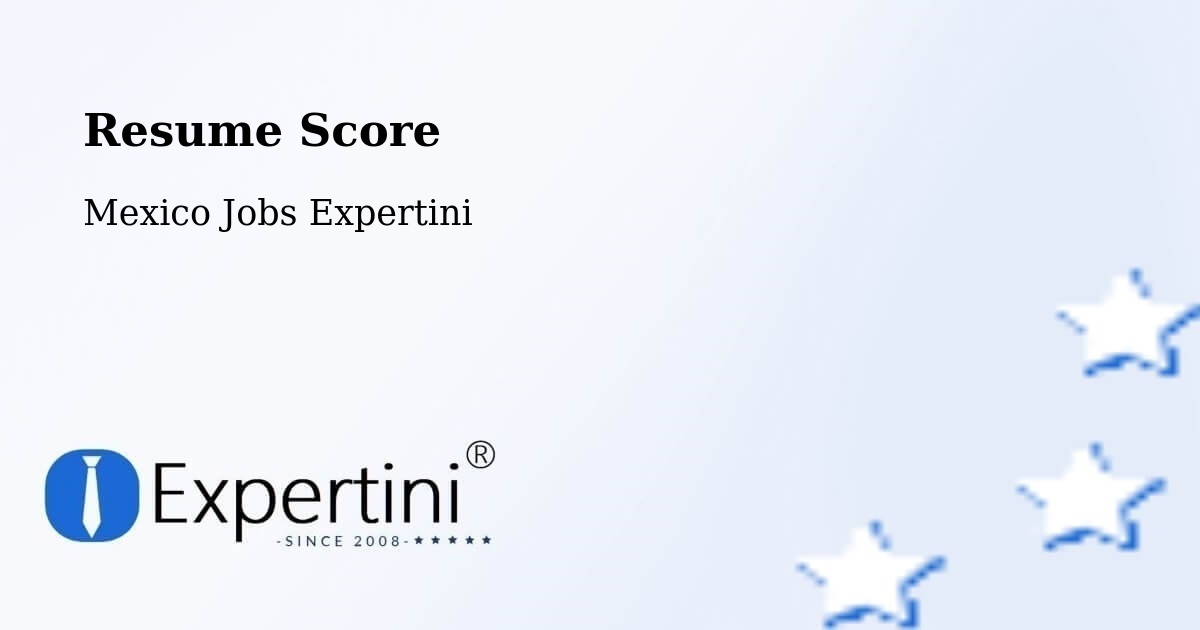 Resume Score & Job Description Match Tool – Cuamio - Mexico Jobs Expertini